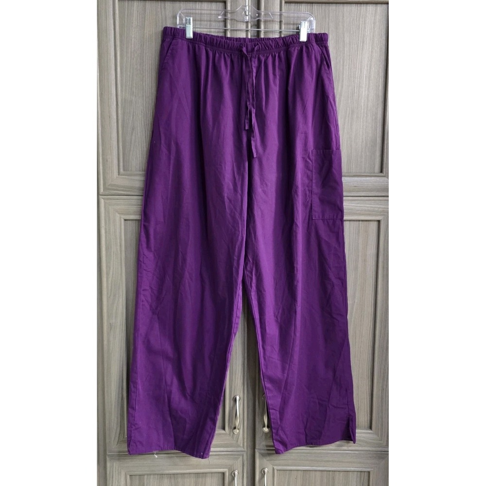 Womens Medical Work Pants 2XL Eggplant Purple No Brand